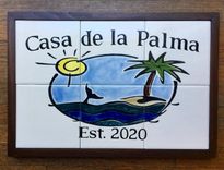 Hand-Painted Address Tiles And Plaques 6 small