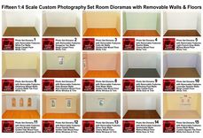 Scale Model Room Dioramas For Photography Sets 1 small