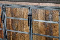 Rustic Modern Credenza, Reclaimed Wood Sideboard, Farm House Style Buffet 3 small