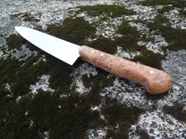 Damascus Chef With Cherry Burl 2 small