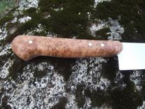 Damascus Chef With Cherry Burl 3 small