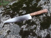 Damascus Chef With Cherry Burl 4 small