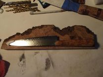 Damascus Chef With Cherry Burl 5 small