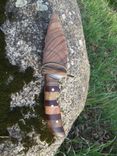 Walnut And Manzanita Knife With Cherry Accents 2 small