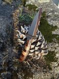 Walnut And Manzanita Knife With Cherry Accents 3 small