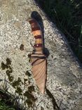 Walnut And Manzanita Knife With Cherry Accents 5 small