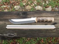 12" Croc Hunter With Claro Walnut And Cherry Burl Accent. 5 small