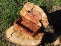 Redwood Root Burl Keepsake Box 3 small