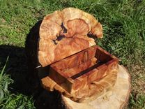 Redwood Root Burl Keepsake Box 4 small