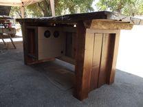 Natural Edge Oak Slab Top Desk 2 small