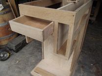 Rolling Wooden Bar Cart 5 small