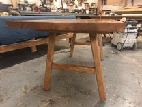 Ready To Go, 2 Person Desk Or Small Dining Table, Unusual Local Maple 2 small