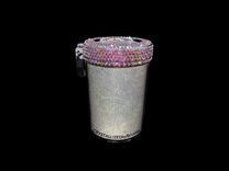 Bling In Car Ashtray Crystals Cigarette Holder Led Light Up Bedazzled Vent Clip 3 small
