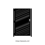 Decorative Steel Garden Gate - Classic - Metal Art Panel - Custom Gate - Room Divider - Handmade 1 small