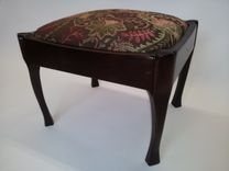 Mahogany Ottoman 1 small
