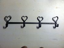 Heart Hook Wall Mounted Coat Rack 6 small