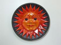 Sun/High-Relief Sculpted Wall Art 5 small