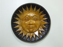 Sun/High-Relief Sculpted Wall Art 6 small