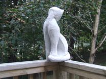 Garden Sculpture - Modern Cat 2 small