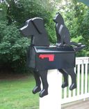 Black Dog & Cat Mailbox 2 small