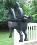 Black Dog & Cat Mailbox 4 small