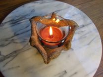 Votive Candle Holder/Individually Cast 2 small