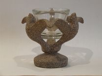 Votive Candle Holder/Individually Cast 1 small