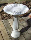 Garden Sculpture - Summer Flower Birdbath 1 small