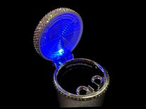 Bling In Car Ashtray Crystals Cigarette Holder Led Light Up Bedazzled Vent Clip 2 small