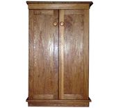 Solid Oak Cd/Video Cabinet 1 small