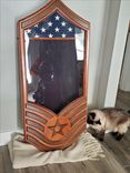 Air Force Master Sergeant Snco Shadow Box 3 small