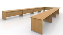 Custom Conference Table - V Shape 2 small