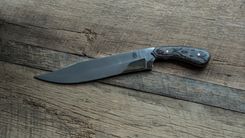 The Nazareth: A Clipped Point Bowie With Micarta Scales 1 small