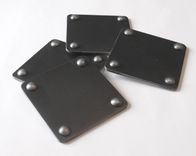 Industrial Chic Coasters; Steel Beverage Coaster Sets 3 small