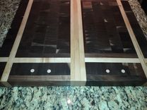 End Grain Walnut And Sycamore Cutting Board With Inlay 4 small