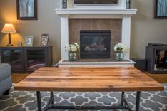 Industrial Coffee Table | Barn Wood Coffee Table 6 small