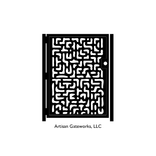 Decorative Steel Gate - Metal Art Panel - Hieroglyph Steel Panel - Decorative Room Divider 2 small