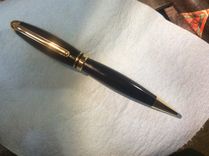 Titanium Gold With Ebony European Style Pen 1 small