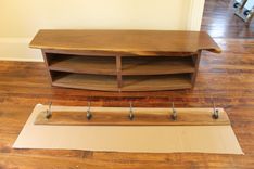 Entry Way Bench With Matching Coat Rack. 7 small