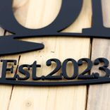 Personalized Airplane Propeller Metal Family Name and Established Year Sign 2 small