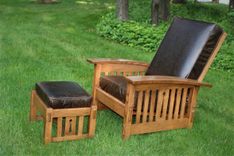 Morris Chair & Ottoman 2 small