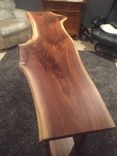 Custom Walnut Live-Edge Hall Or Console Table 2 small