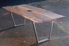 Live-Edge Modern Conference Table 4 small