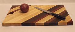 Cutting Board Of Four Woods 2 small