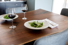 Live Edge Dining Table With Bench, Black Walnut Dining Table, Kitchen Table With Bench 4 small