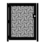 Ornate Steel Gate - Decorative Steel Panel - M.C. Escher - Handmade - Custom Gate - Garden Gate 2 small