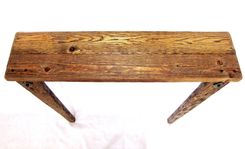 Rustic Southwest Entry Table; Hacienda Ranch Tables; Solid Wood Accent Tables 2 small