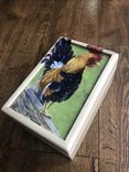 Rooster Hand Painted Small Box 3 small