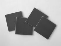 Urban Industrial Steel Coasters; Modern Beverage Coaster Set 1 small