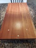 Cherry Cutting Board With Five Inch Legs And Maple Inlay 5 small